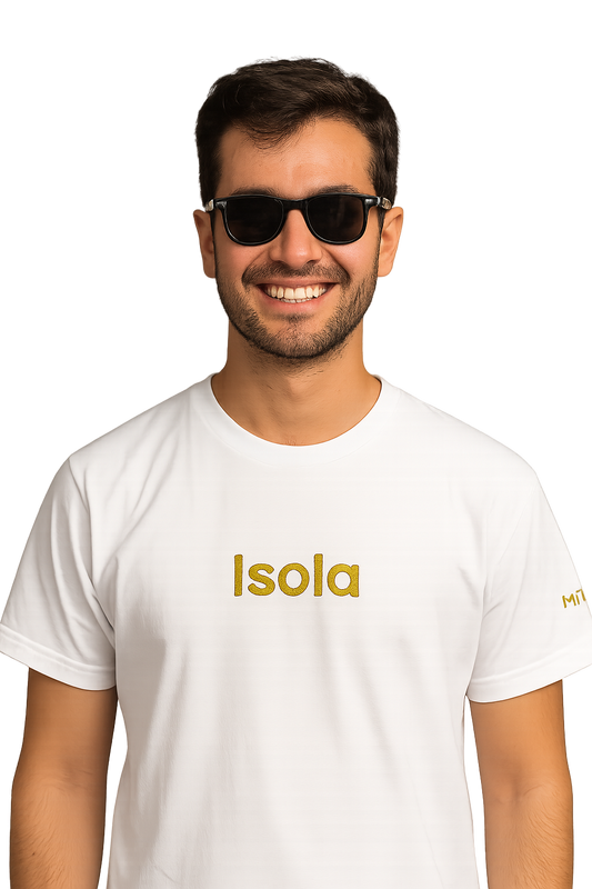 T-shirt girocollo Unisex Ricamata - Isola Milano