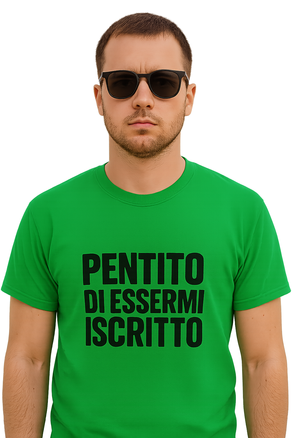 T-shirt Girocollo Classica Unisex | pentito di essermi iscritto