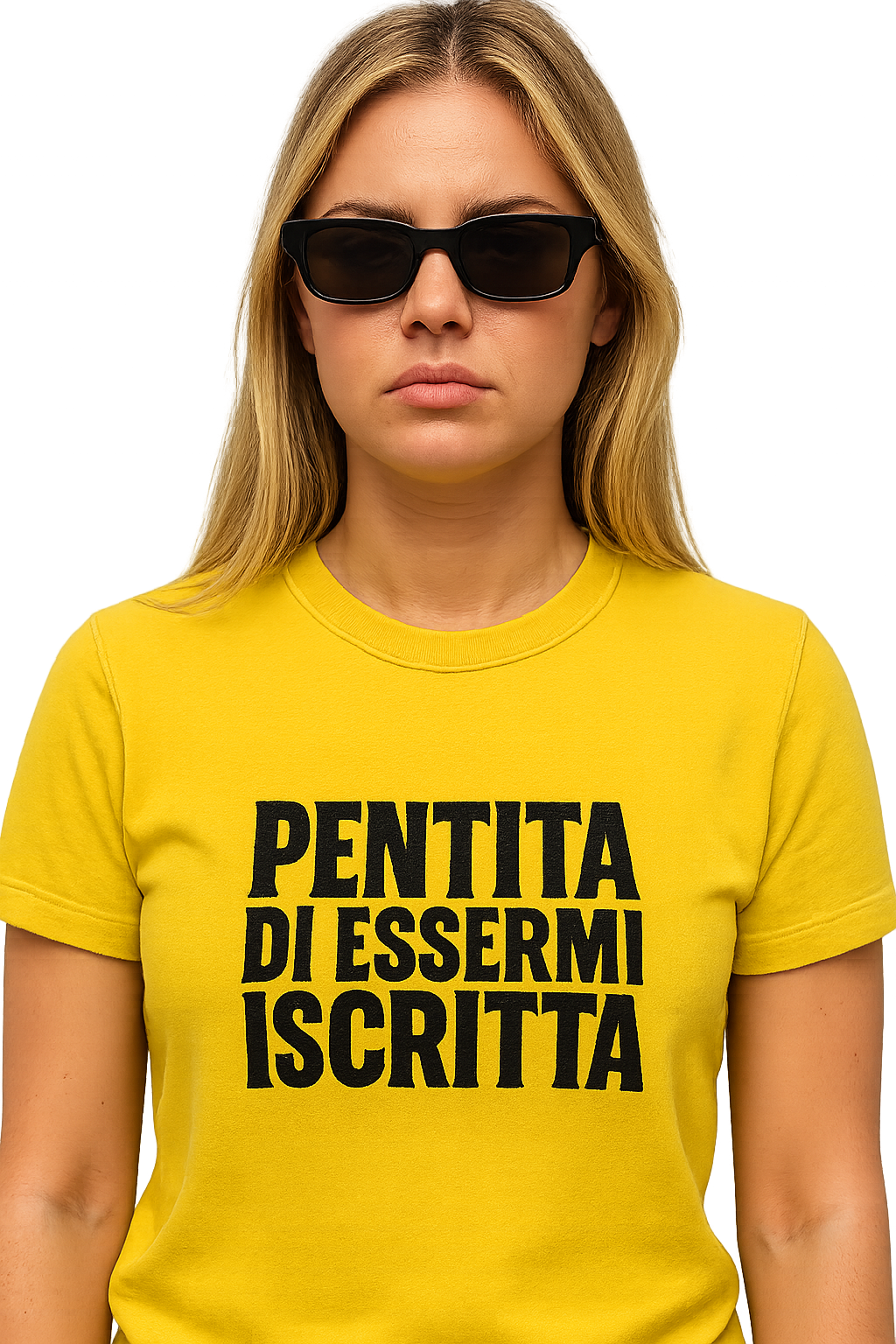 T-shirt Girocollo Classica Unisex | pentita di essermi iscritta