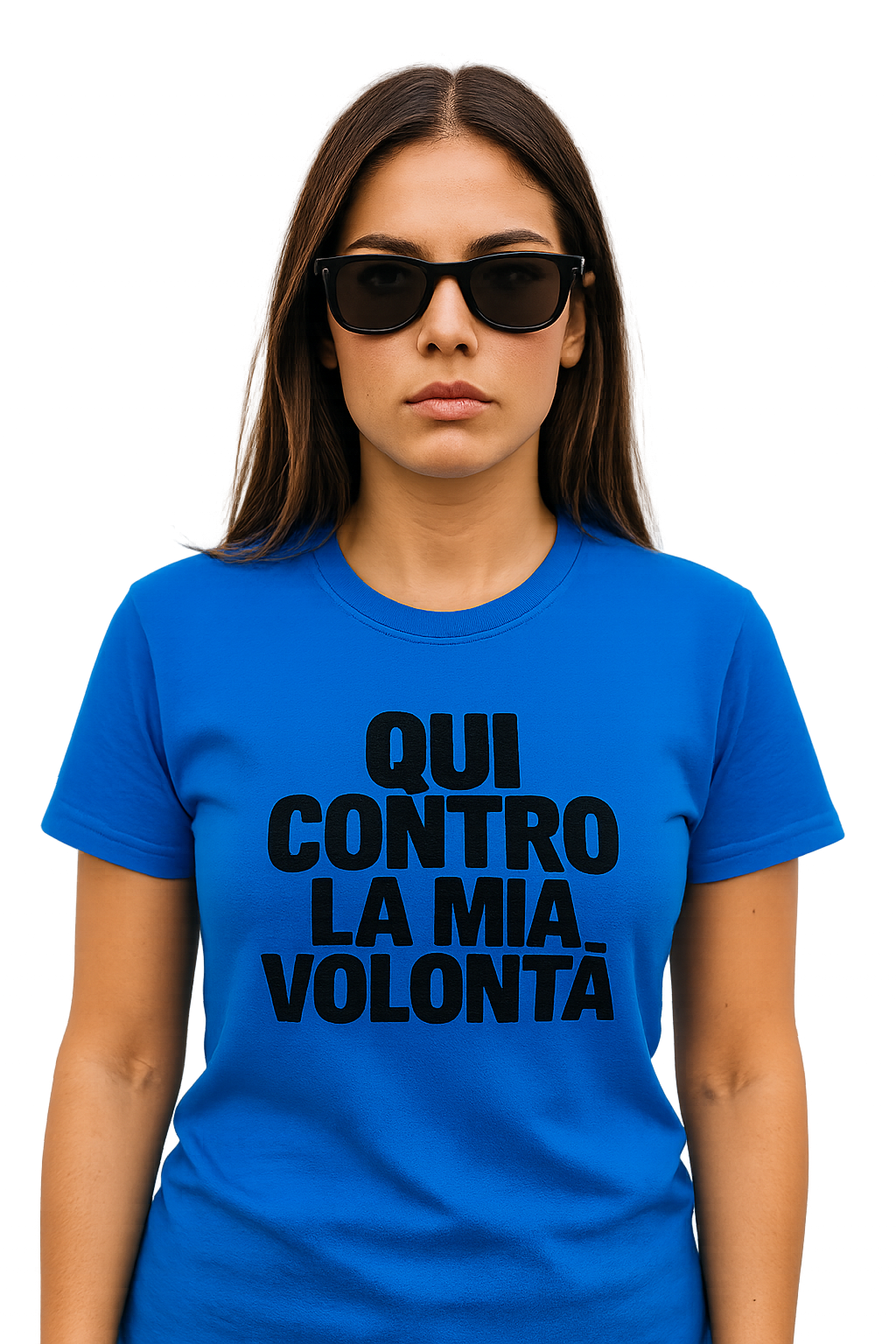 T-shirt Girocollo Classica Unisex | qui contro la mia volontà