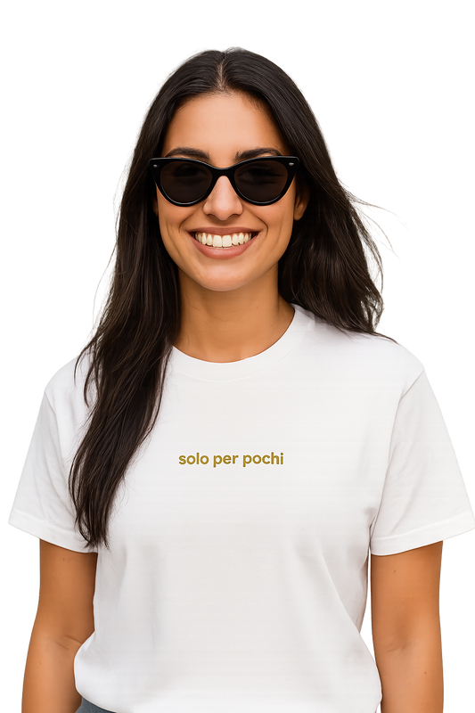 T-shirt girocollo Unisex Ricamata - solo per pochi