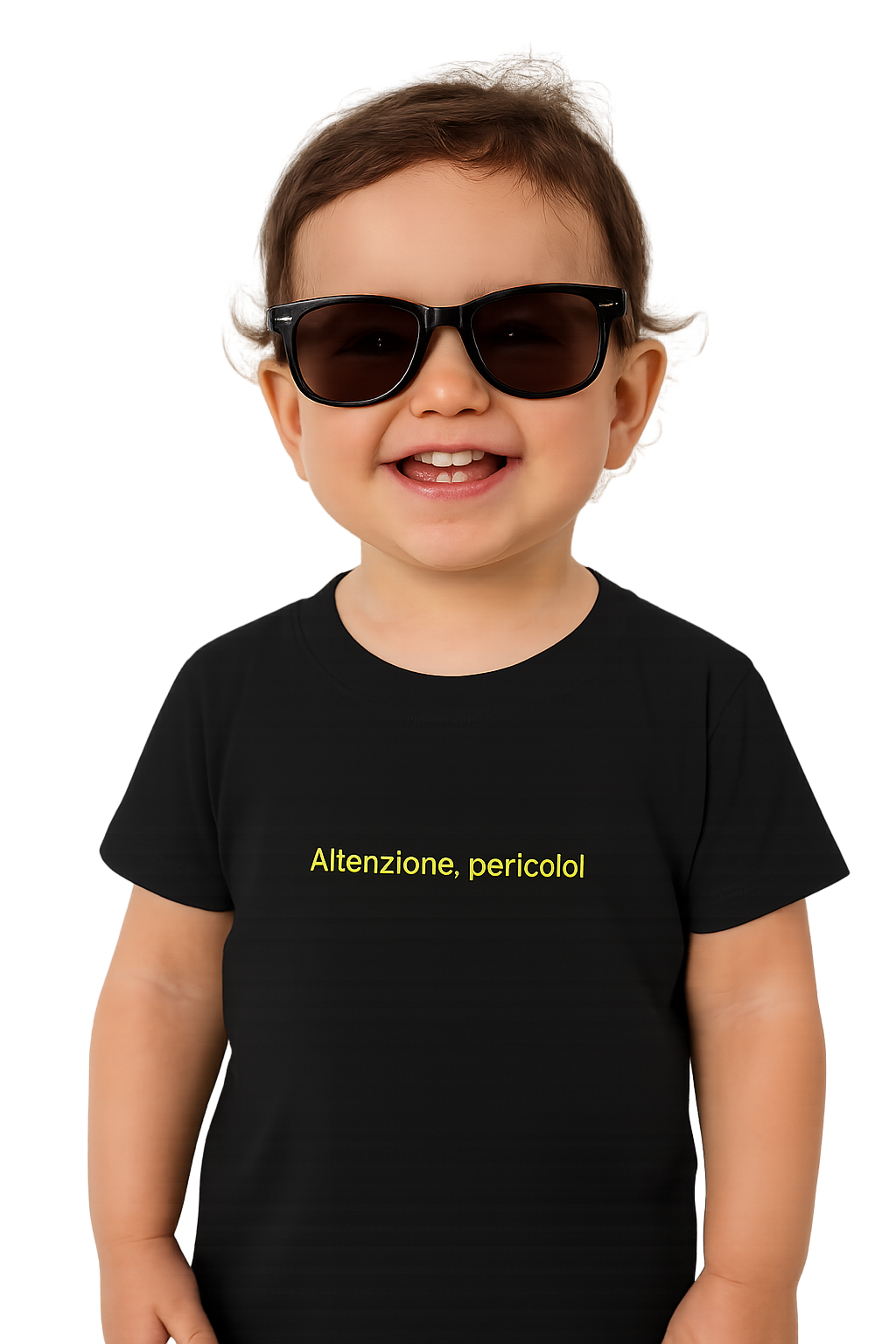 Maglietta classica a girocollo per neonati - Attenzione pericolo!