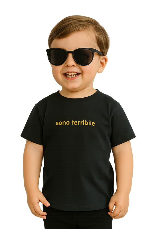 Maglietta classica a girocollo per neonati - sono terribile