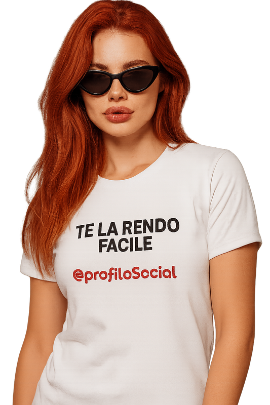 T-shirt girocollo Unisex Personalizzabile| Te La Rendo Facile