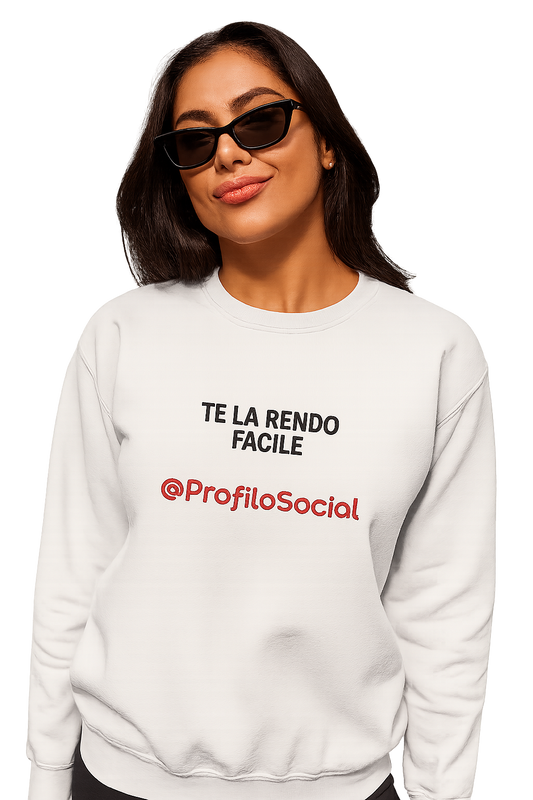 Felpa girocollo unisex personalizzabile| te la rendo facile