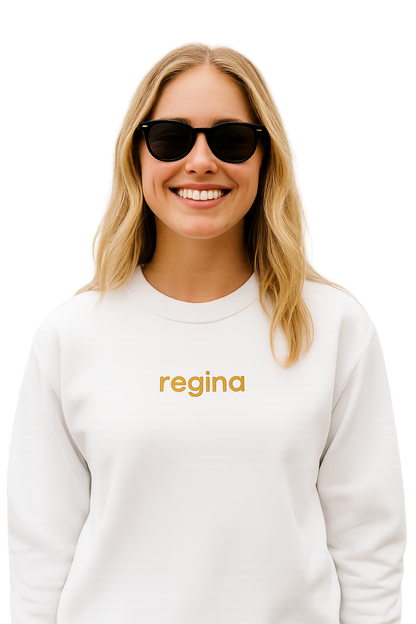 Felpa girocollo unisex classica | regina