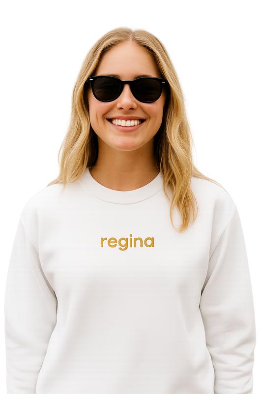 Felpa girocollo unisex classica | regina