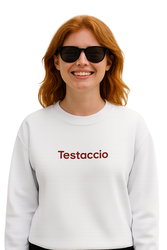 Felpa girocollo unisex classica | Testaccio Roma