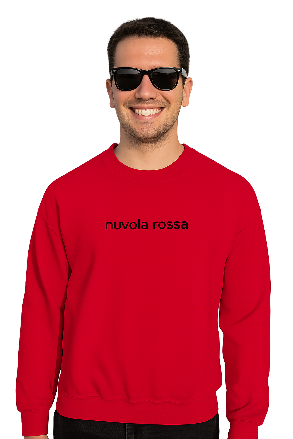 Felpa girocollo unisex classica | Nuvola Rossa