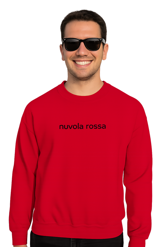 Felpa girocollo unisex classica | Nuvola Rossa