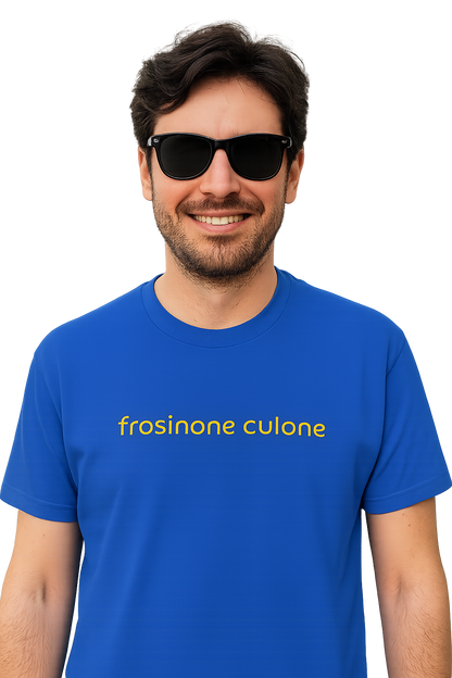 T-shirt girocollo Unisex Ricamata - Frosinone Culone