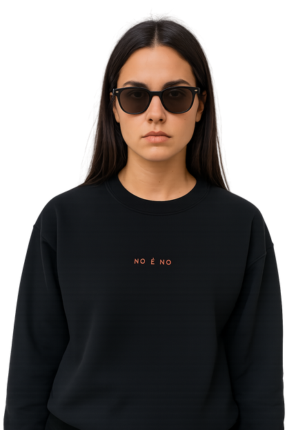 Felpa girocollo unisex ricamata| NO