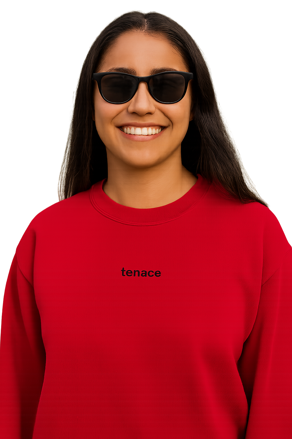 Felpa girocollo unisex ricamata | tenace