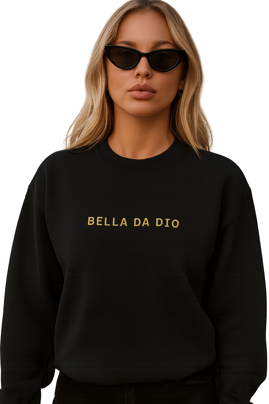 Felpa girocollo unisex felpa | bella da dio