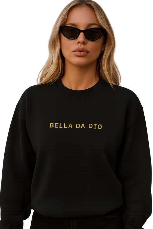 Felpa girocollo unisex felpa | bella da dio