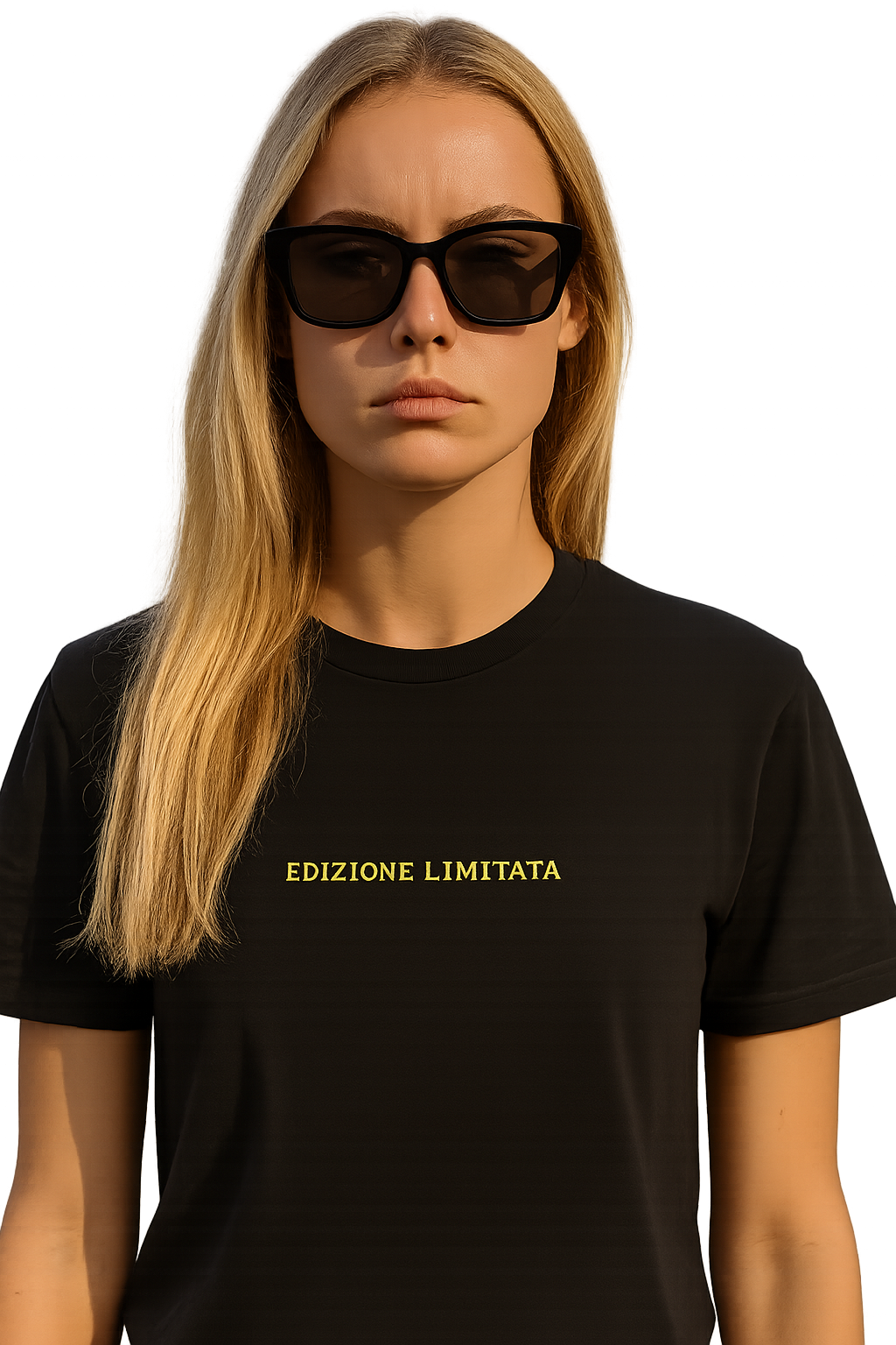 T-shirt girocollo ricamata - edizione limitata
