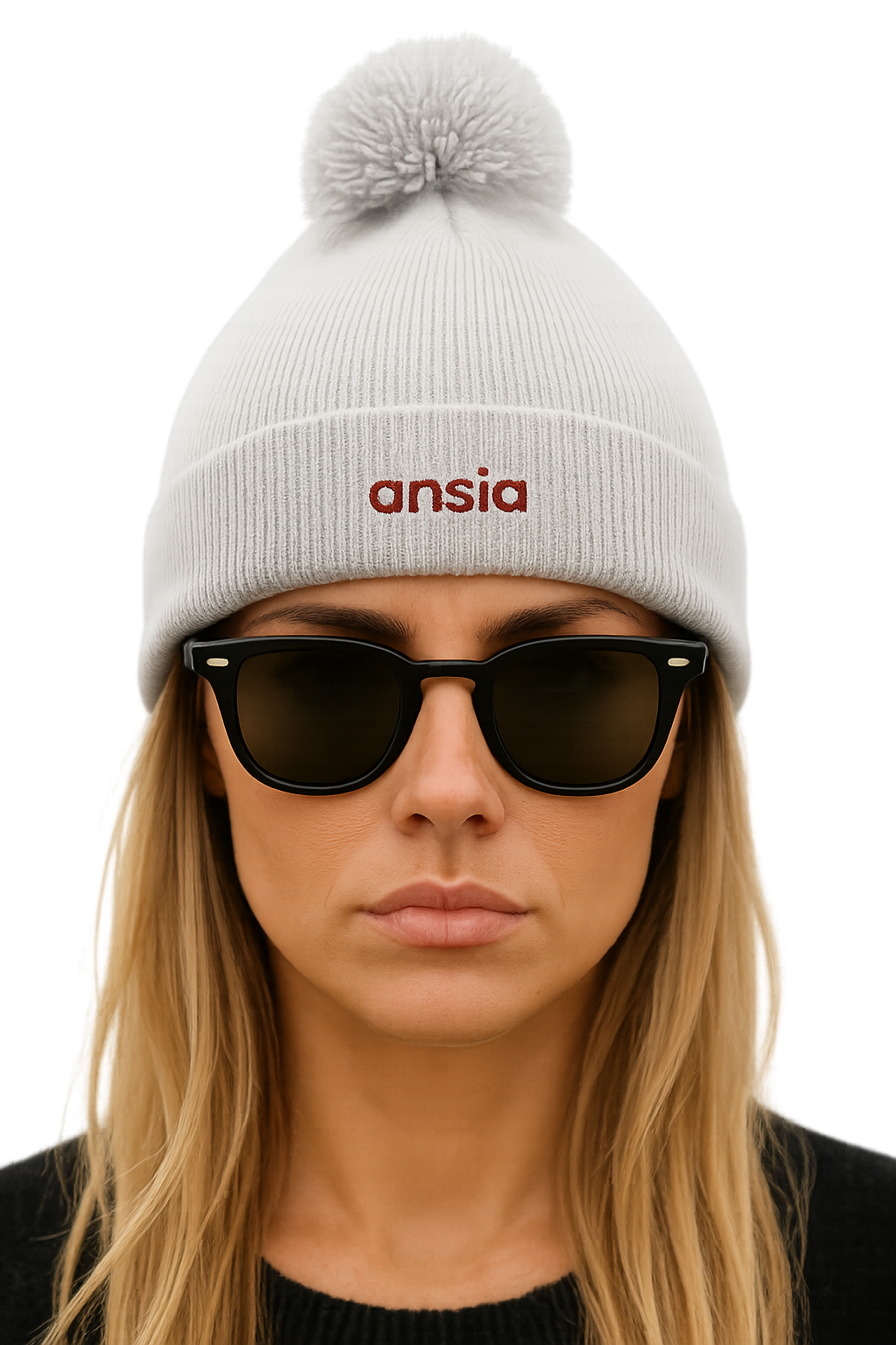 Cappello Pon Pon Ricamato | ansia