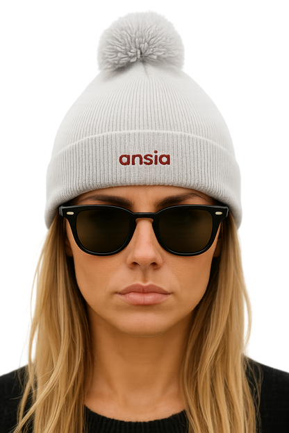 Cappello Pon Pon Ricamato | ansia