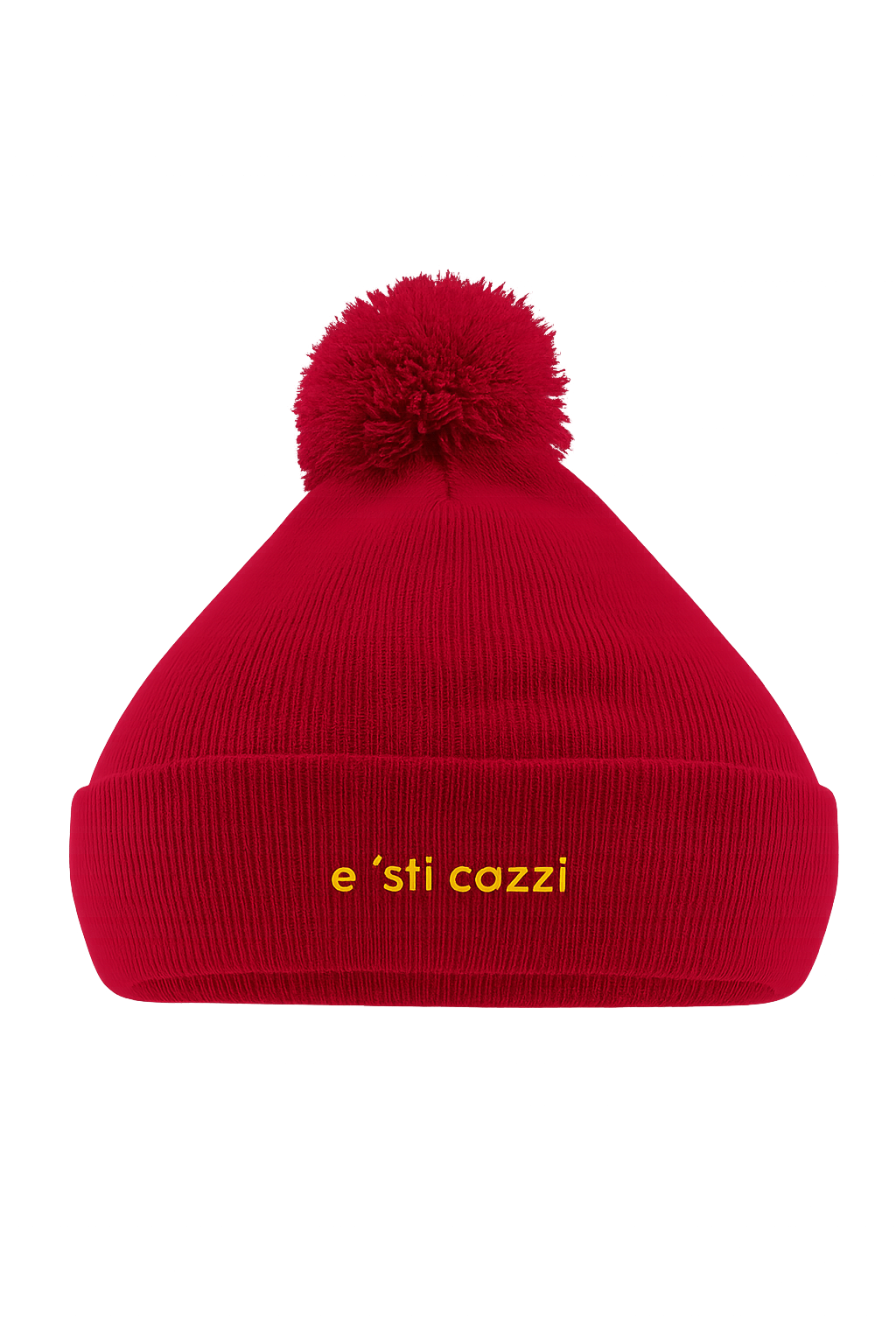 Cappello Pon Pon Ricamato | e 'sti cazzi