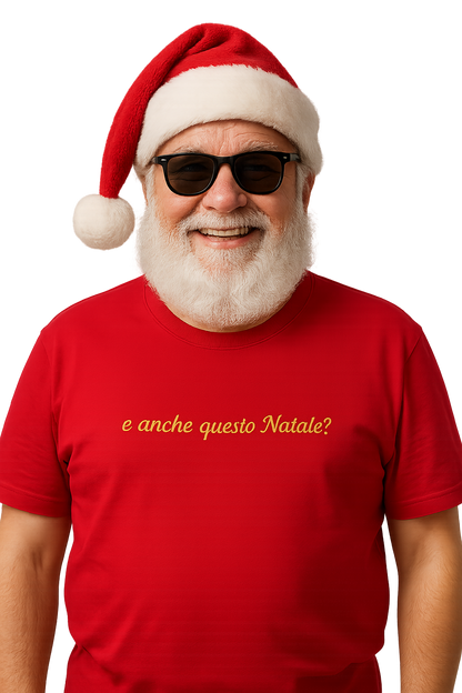T-shirt girocollo ricamata - e anche questo Natale?