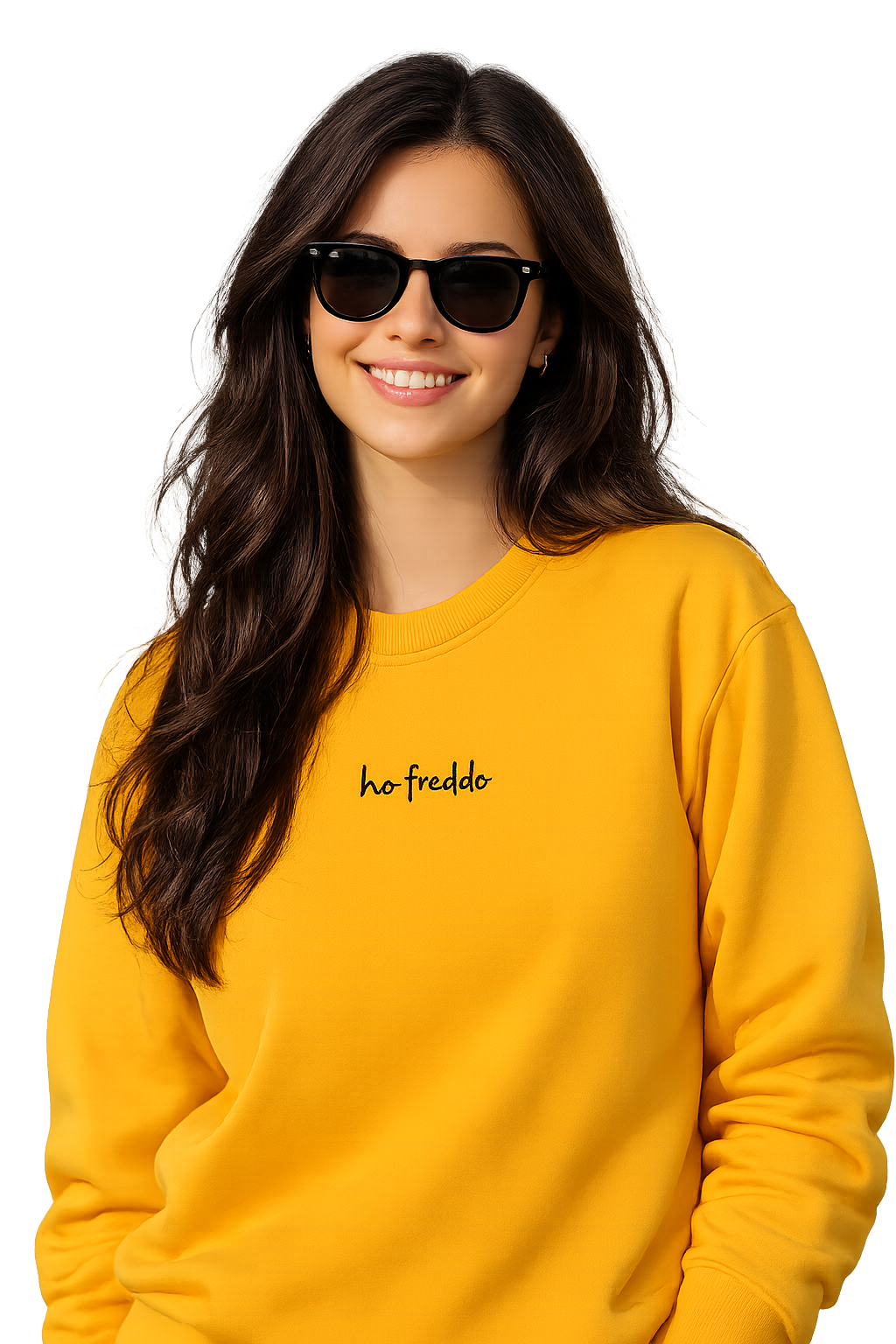 Felpa girocollo unisex ricamata | ho freddo