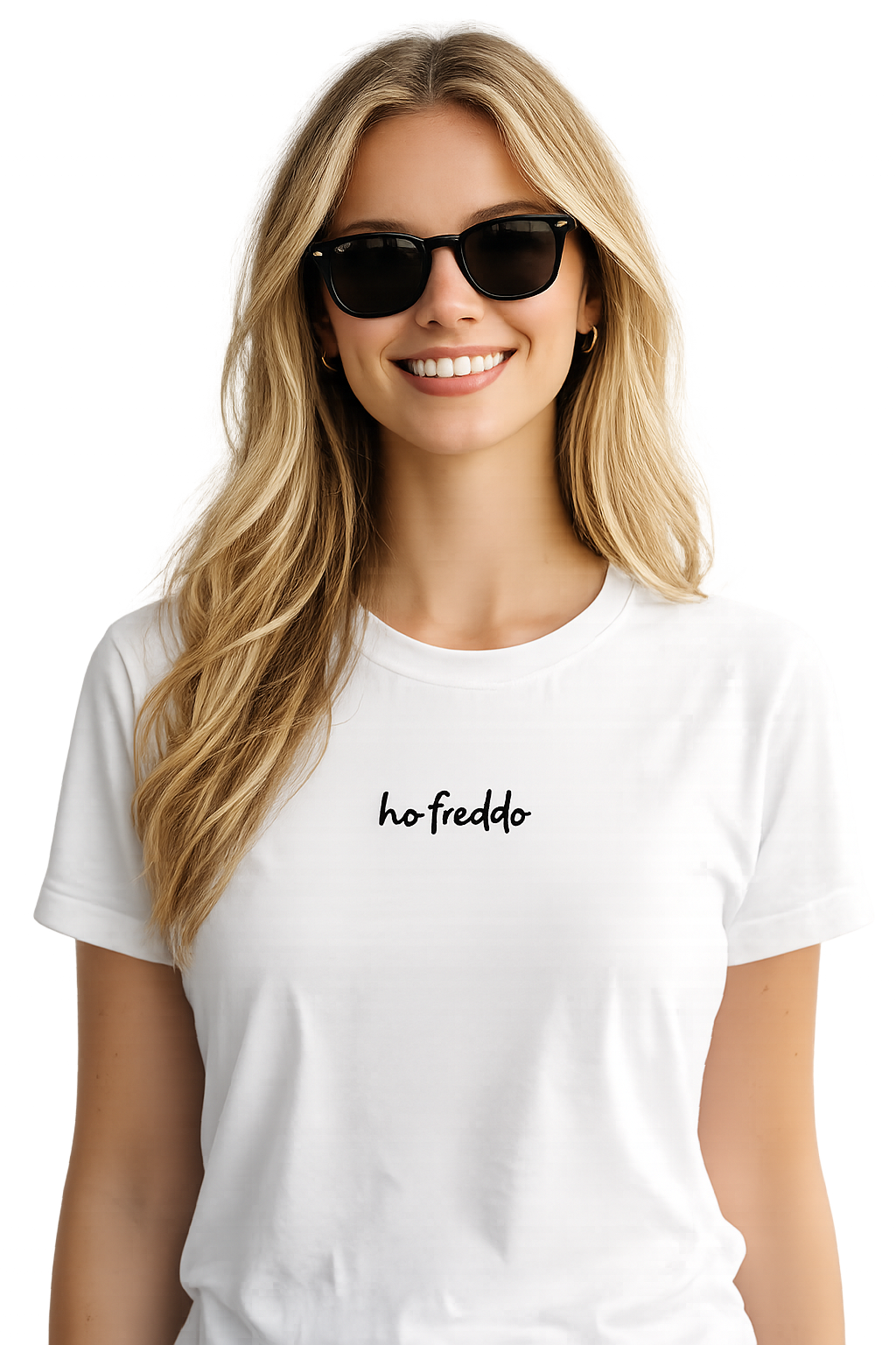 T-shirt girocollo ricamata - ho freddo