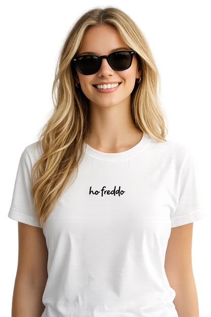 T-shirt girocollo ricamata - ho freddo