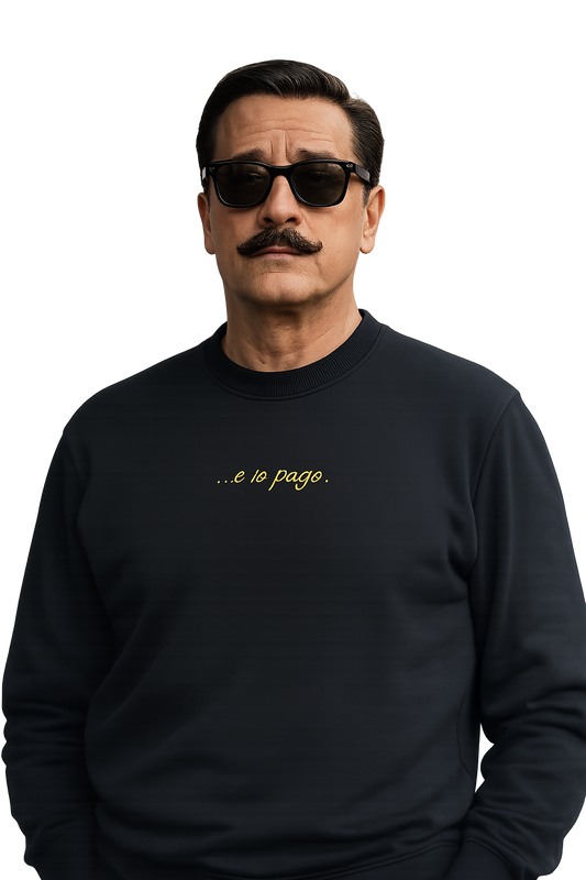 Felpa girocollo ricamata | ...e io pago.