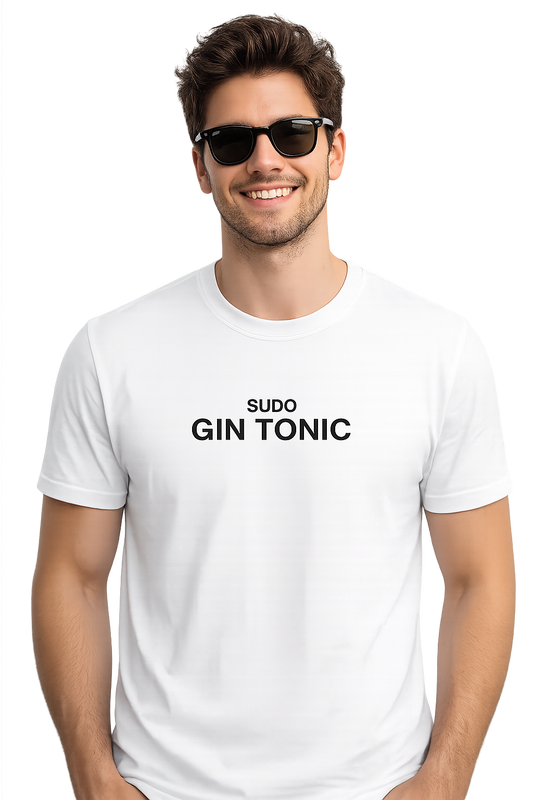T-shirt Girocollo Classica Unisex | sudo Gin Tonic