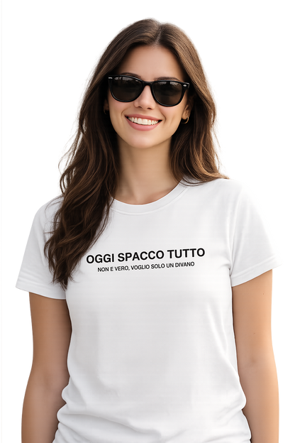 T-shirt Girocollo Classica Unisex | spacco tutto