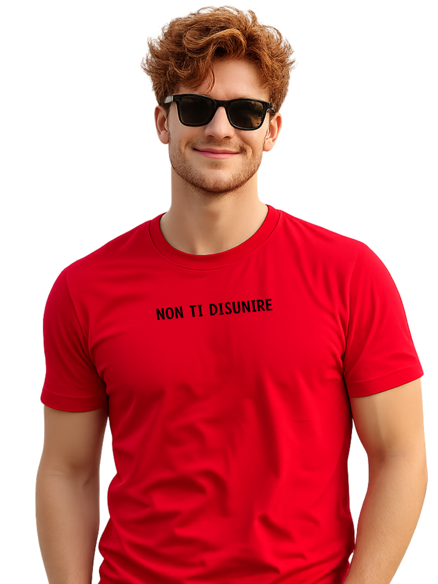 T-shirt girocollo ricamata - non ti disunire